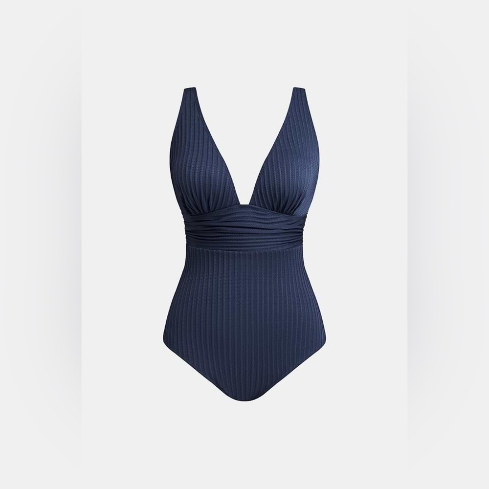 NWT Elegant Navy Blue Women's Swimsuit - Picture 4 of 9